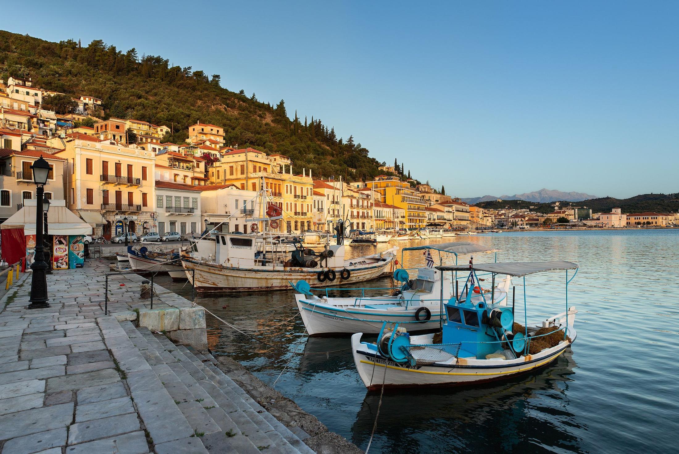 The harbour at Gythio, Greece
