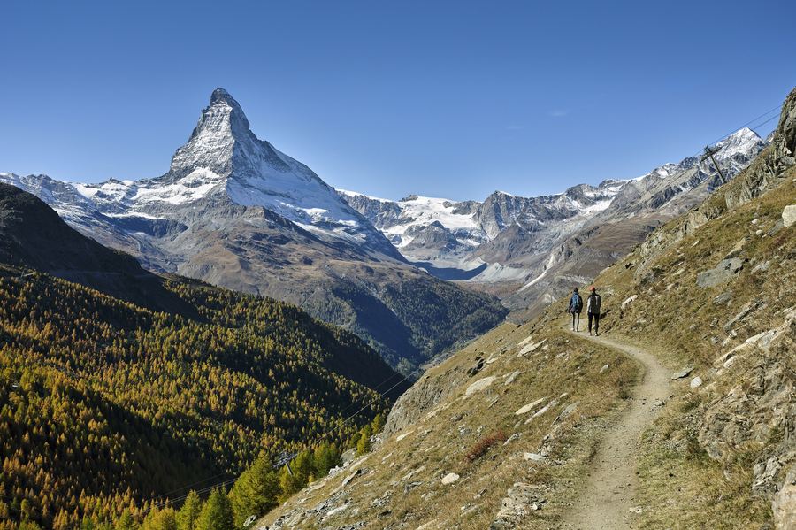 The Matterhorn above Zermatt, Switzerland